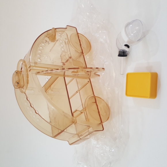 New! Hamster Cage 3pc Portable Carry Cage - Picture 3 of 4